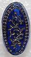 Button, glass, American or European