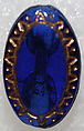 Button, glass, American or European