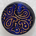 Button, glass, American or European