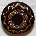 Button, glass, American or European