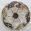 Button, glass, American or European