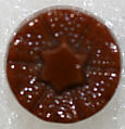 Button, glass, American or European