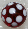 Button, glass, American or European
