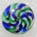 Button, glass, American or European