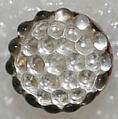 Button, glass, American or European