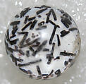 Button, glass, American or European