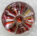 Button, glass, American or European