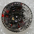 Button, glass, American or European