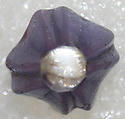 Button, glass, American or European