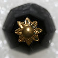 Button, glass, American or European