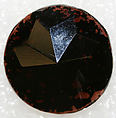 Button, glass, American or European