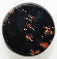 Button, glass, American or European