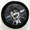 Button, glass, American or European