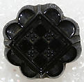 Button, glass, American or European
