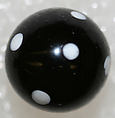 Button, glass, American or European