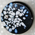 Button, glass, American or European