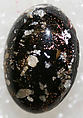 Button, glass, American or European