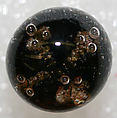 Button, glass, American or European
