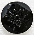 Button, glass, American or European
