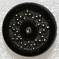 Button, glass, American or European