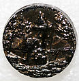 Button, glass, American or European