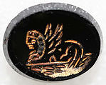 Button, glass, American or European