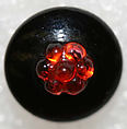 Button, glass, American or European