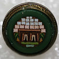 Button, mosaic, Italian