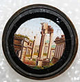 Button, mosaic, Italian