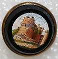 Button, mosaic, Italian