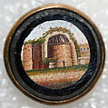 Button, mosaic, Italian