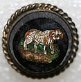 Button, mosaic, Italian