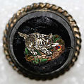 Button, mosaic, Italian