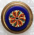 Button, mosaic, Italian