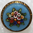 Button, mosaic, Italian