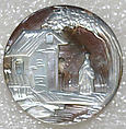 Button, mother-of-pearl, American or European