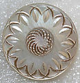 Button, mother-of-pearl, American or European