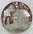Button, mother-of-pearl, American or European