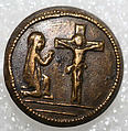 Button, brass, French