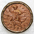 Button, metal, wood, British