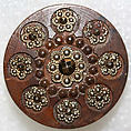 Button, metal, wood, British