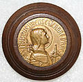 Button, metal, wood, British