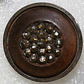 Button, metal, wood, British