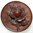 Button, metal, wood, British