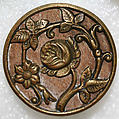 Button, metal, wood, British