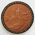 Button, wood, American or European