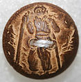 Button, wood, American or European