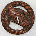 Button, wood, American or European