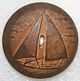 Button, wood, American or European