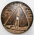 Button, wood, American or European